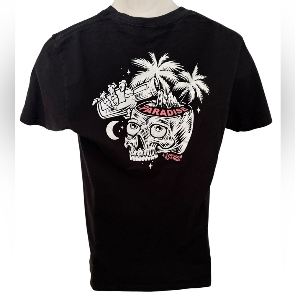 VOLCOM Stone “Paradise” Skate Tee Shirt Men M Medium
